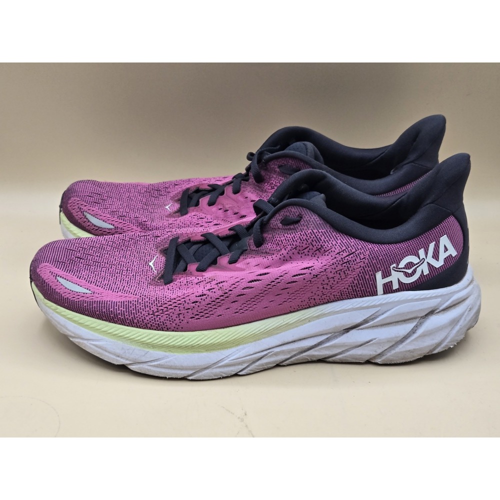 Hoka One One Plum and Black Running Shoes - Picture 4 of 15